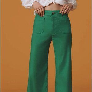 Anthropologie Maeve The Colette Wide-Leg Linen Pants BUNDLE (2) in size 26